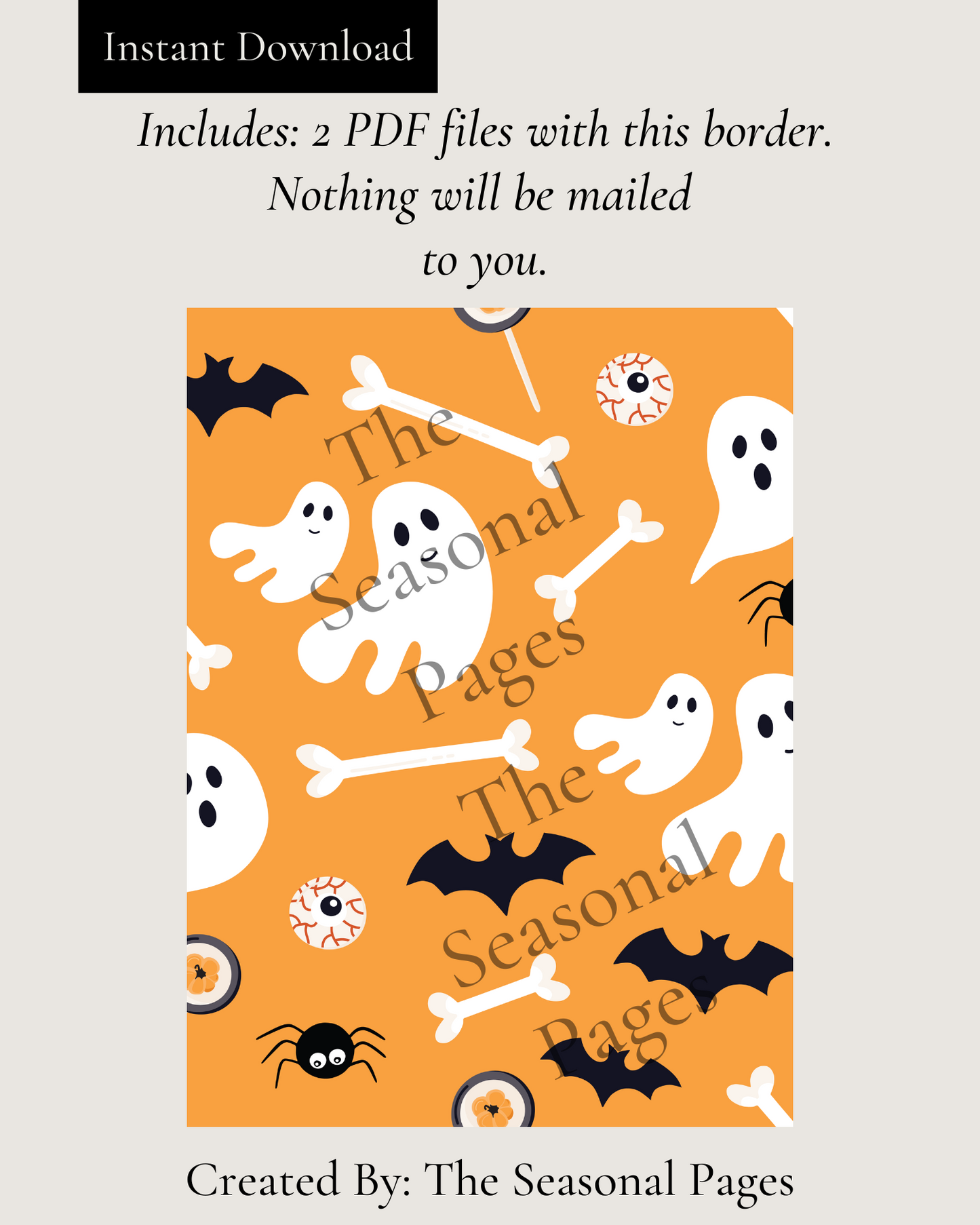 Printable Halloween 102 Stationery