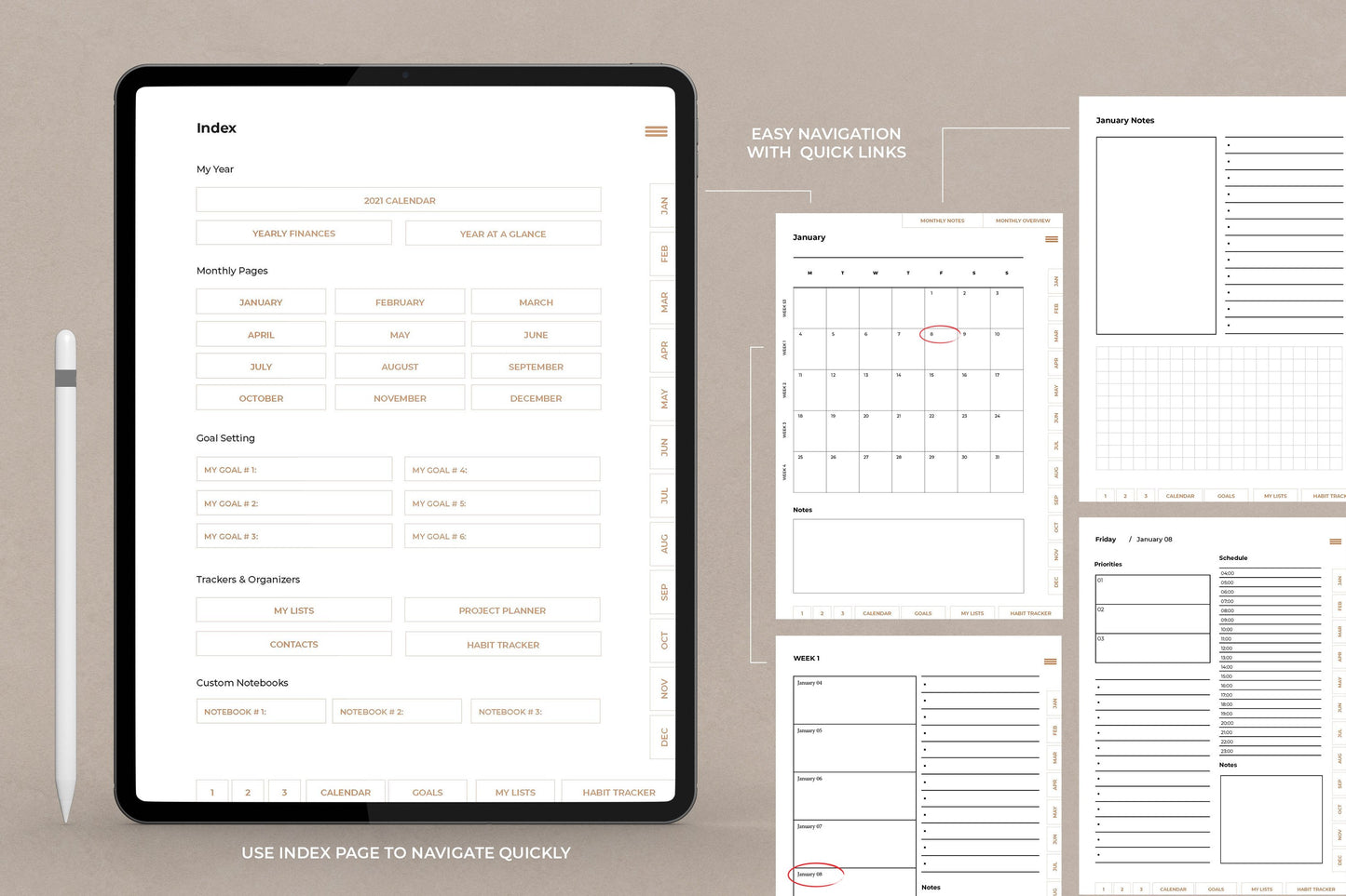 Goodnotes Digital 2022 Planner PDF