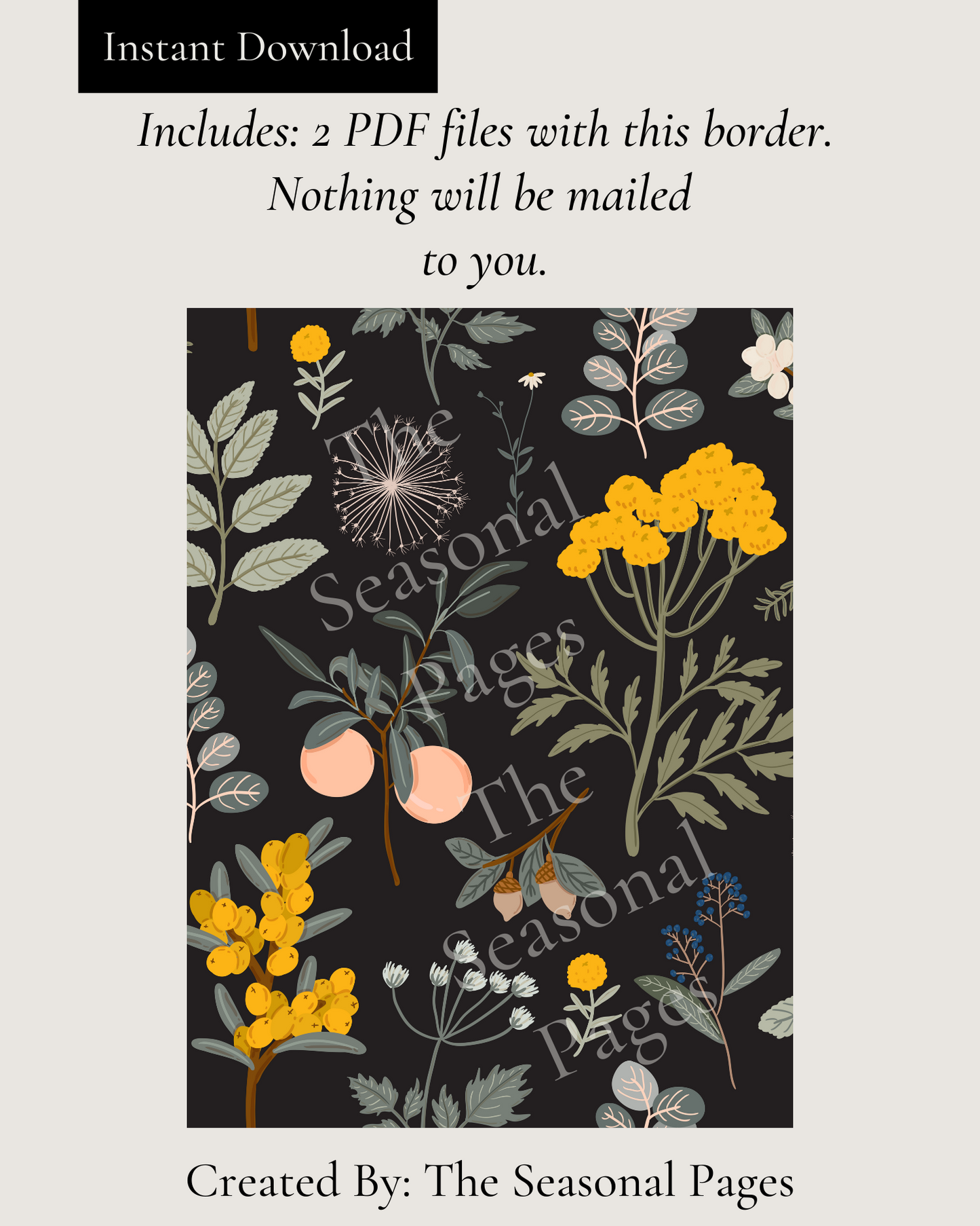 Printable Winter 101 Stationery