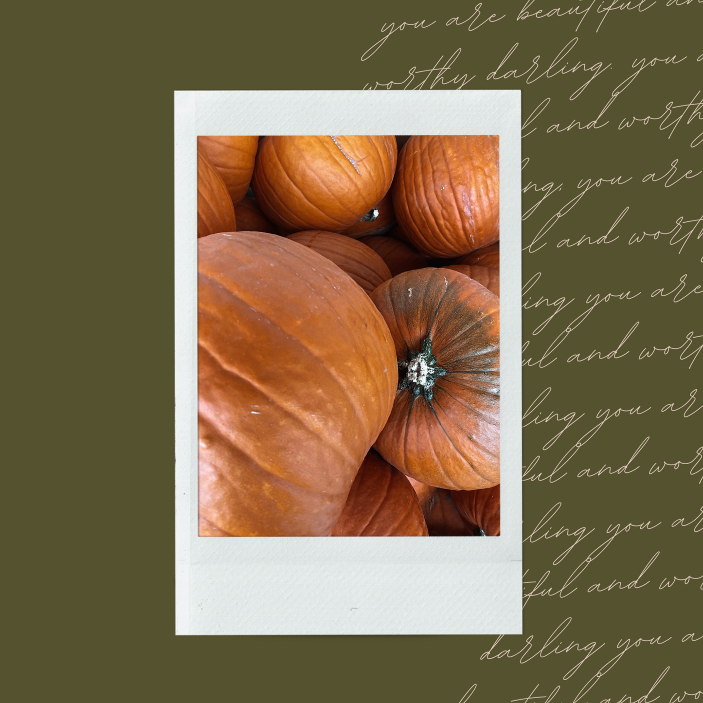 Pumpkin Vibes Polaroid
