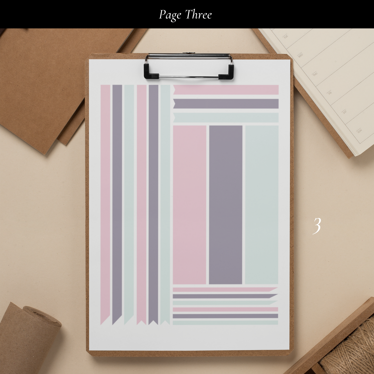 Printable Dainty Planner Sticker Set