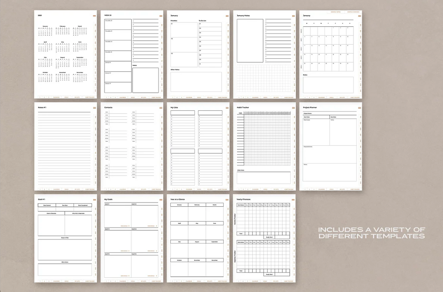 Goodnotes Digital 2022 Planner PDF