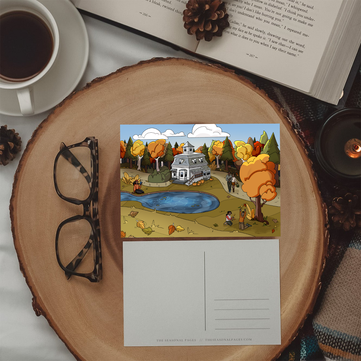 An Autumn Day Postcard Pack