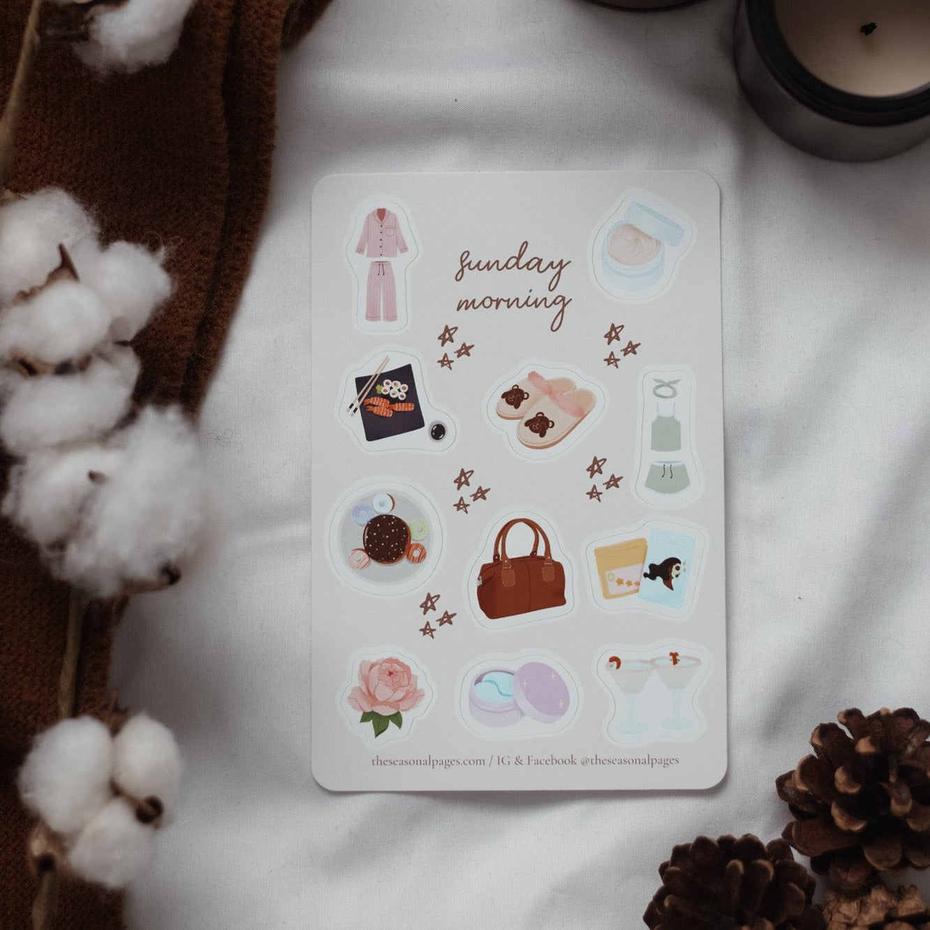 Sunday Morning Sticker Sheet