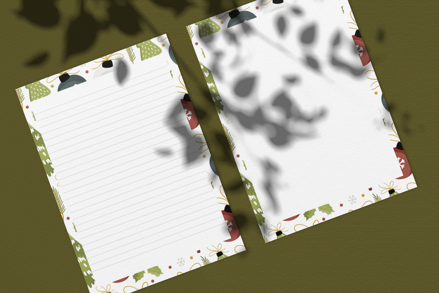 Printable Winter 103 Stationery