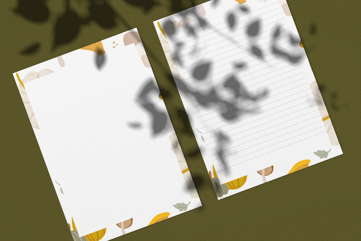 Printable Fall 102 Stationery