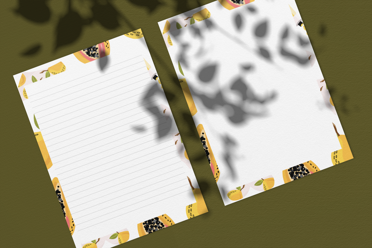 Printable Summer 106 Stationery