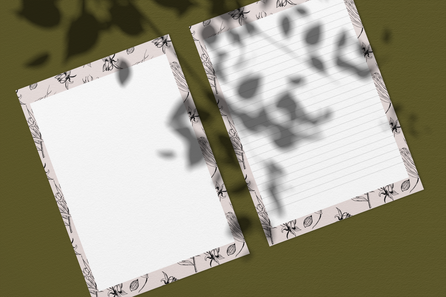 Printable Harvest Stationery