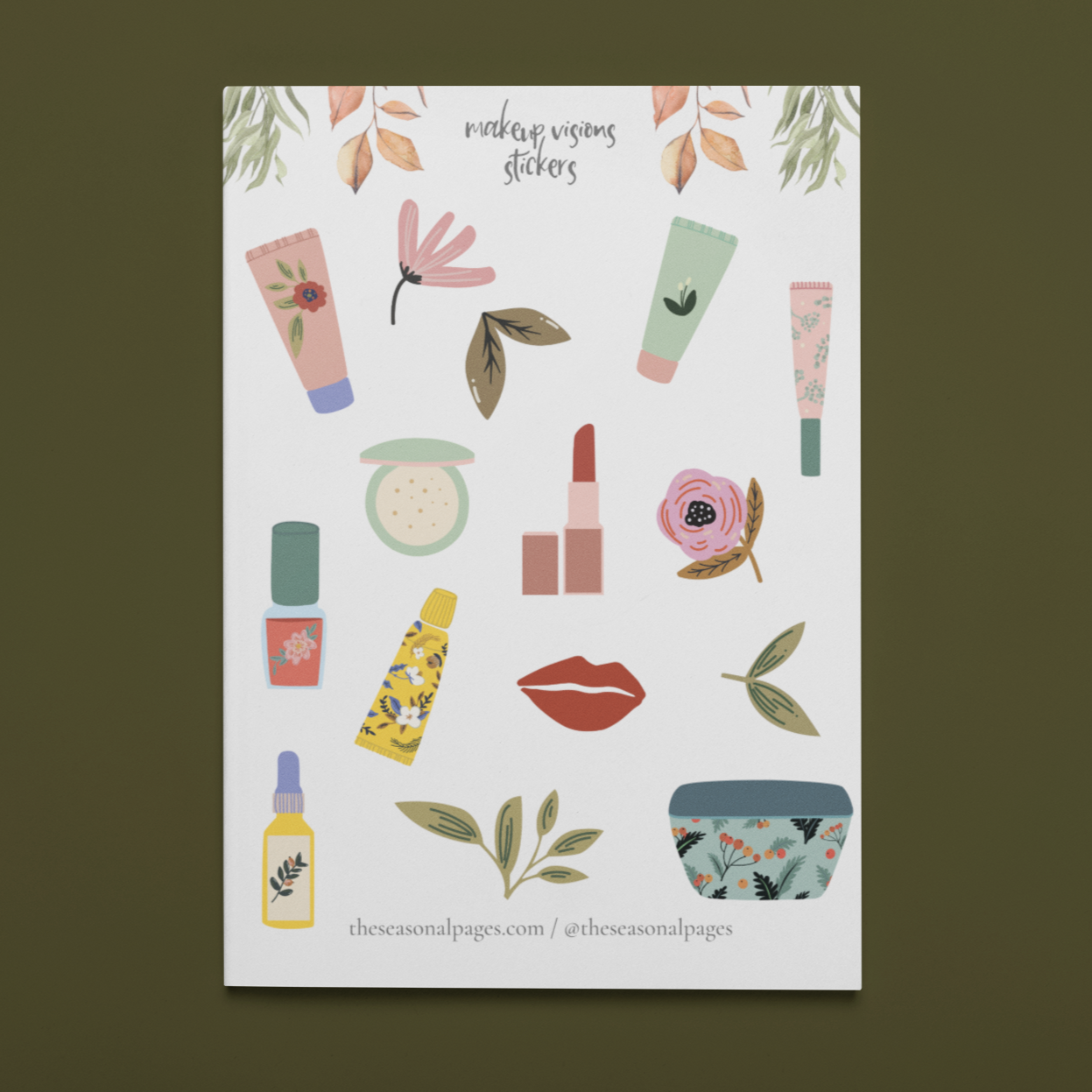 Printable Makeup Visions Sticker Set – The Seasonal Pages