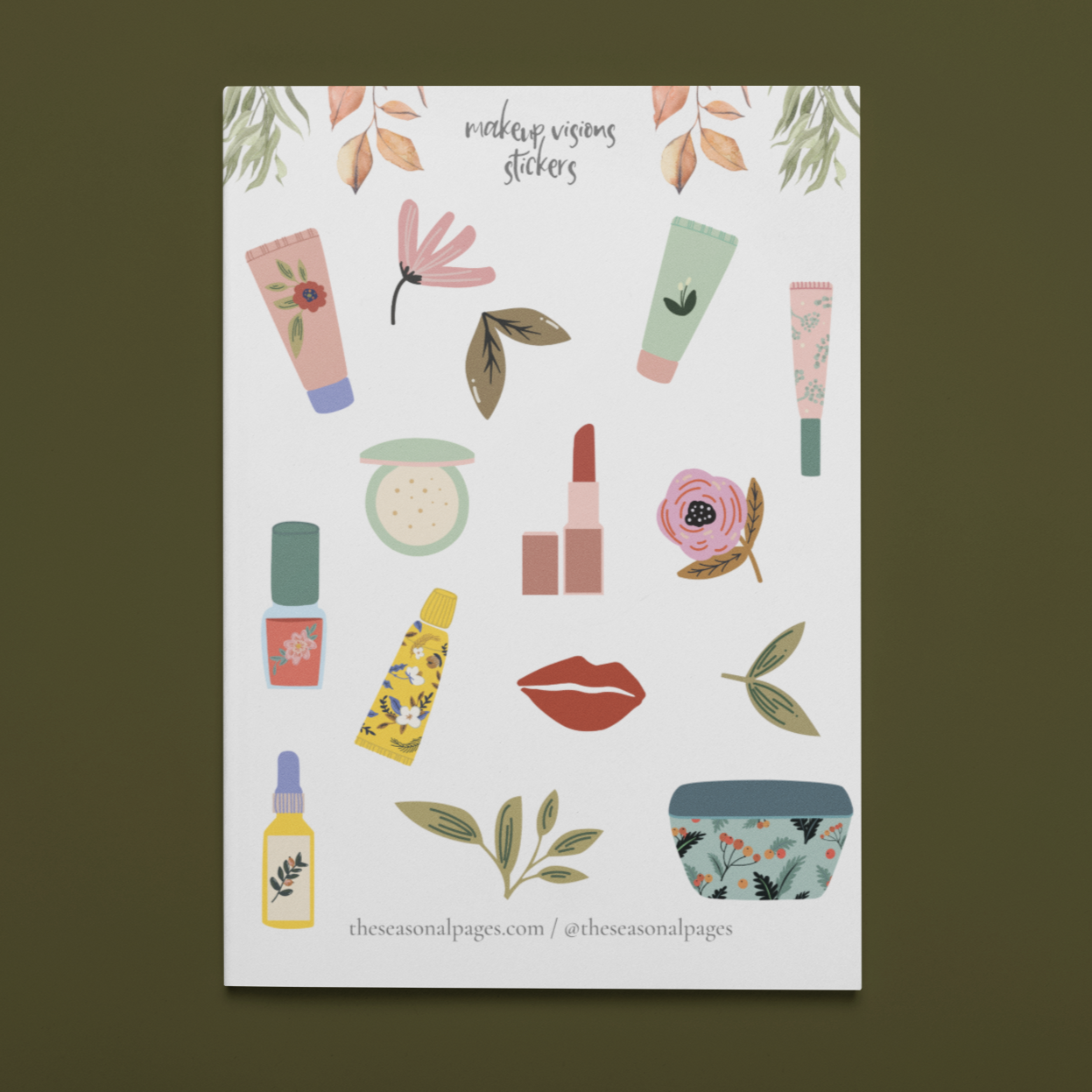 Printable Makeup Visions Sticker Set