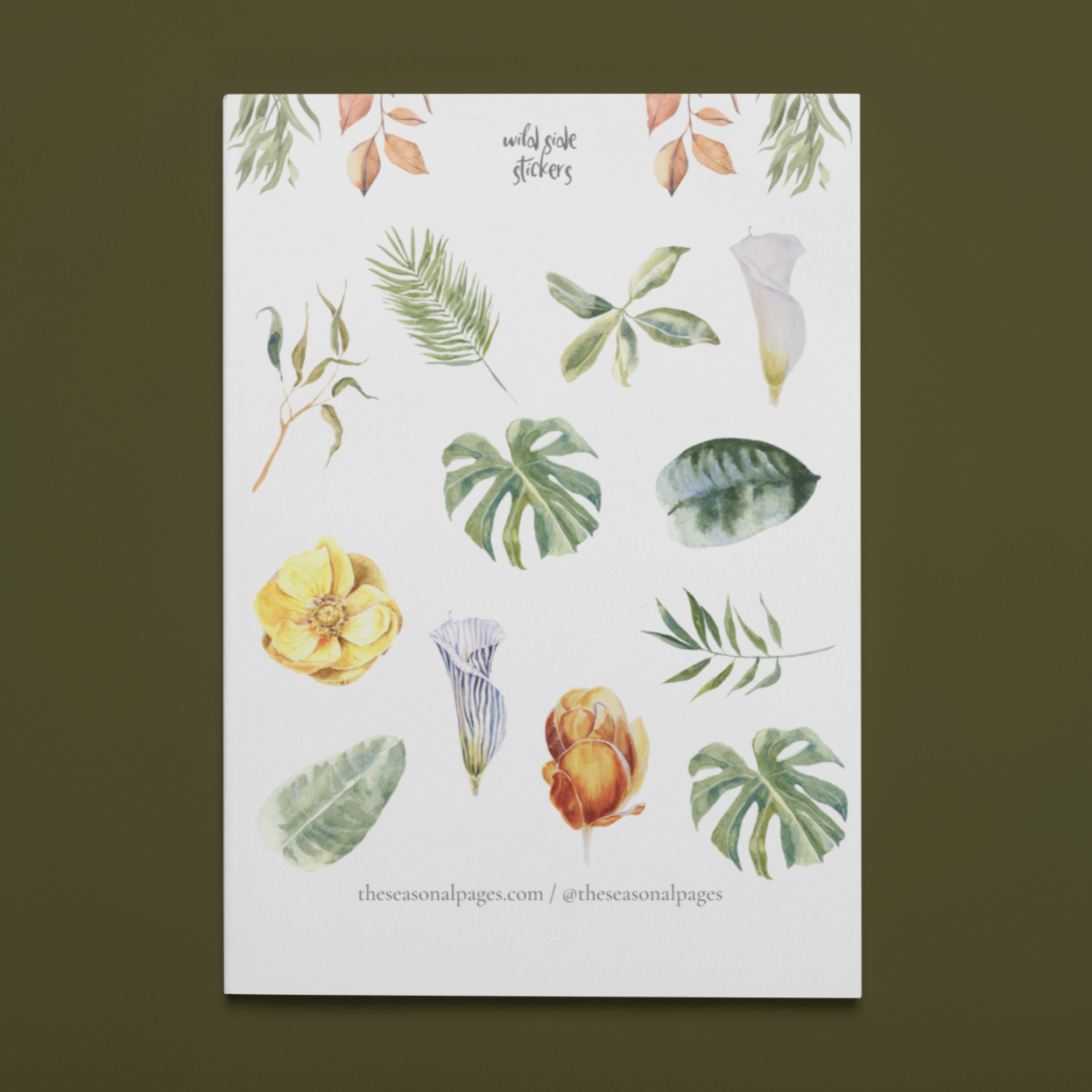 Printable Wild Side Sticker Set