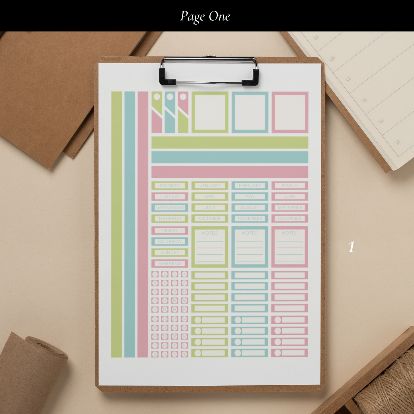 Printable Sweet Life Planner Sticker Set