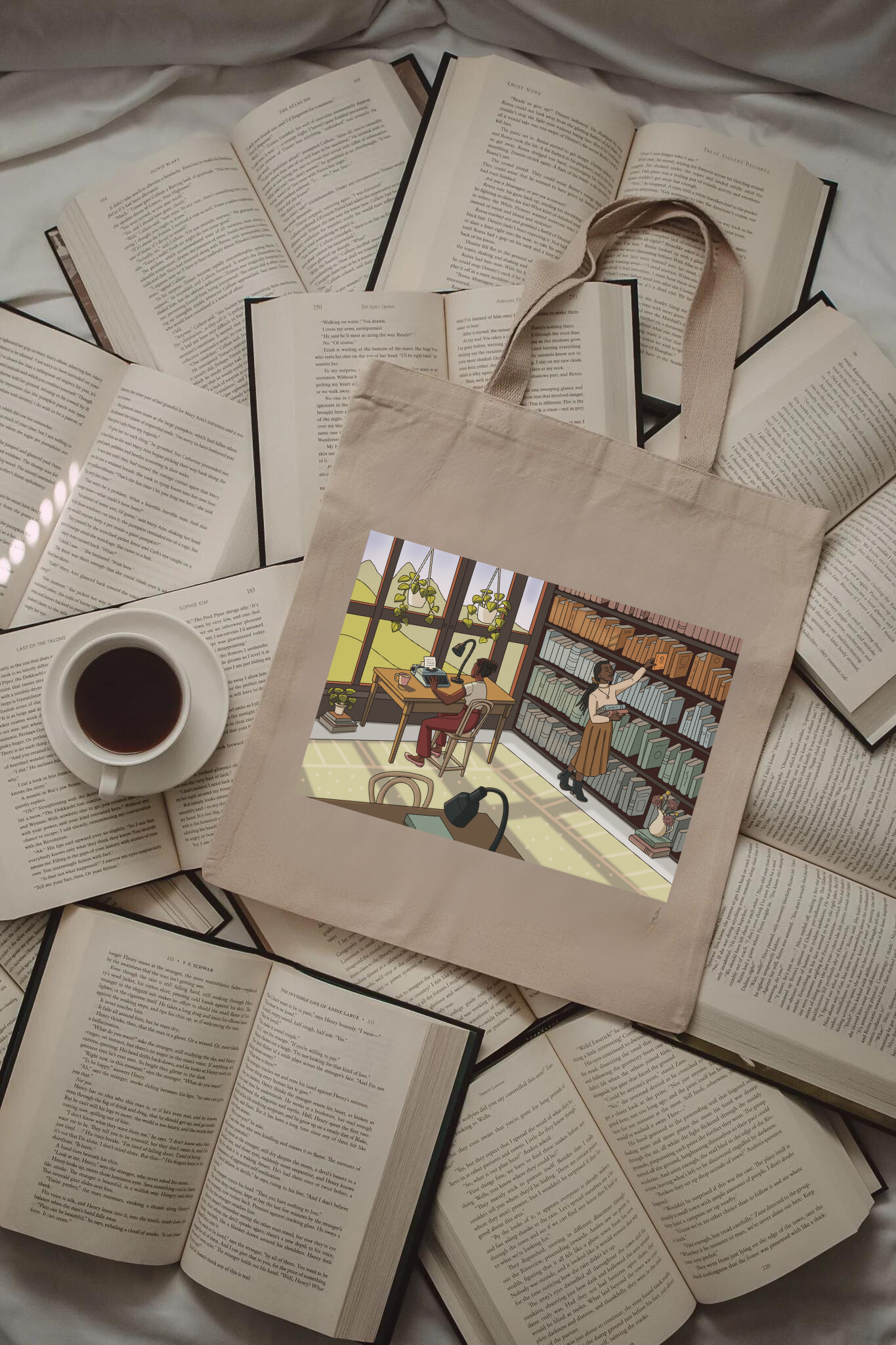 Day At The Library Tote