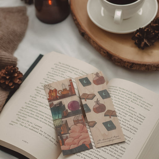 The Witch's Bookshelf Woodmark