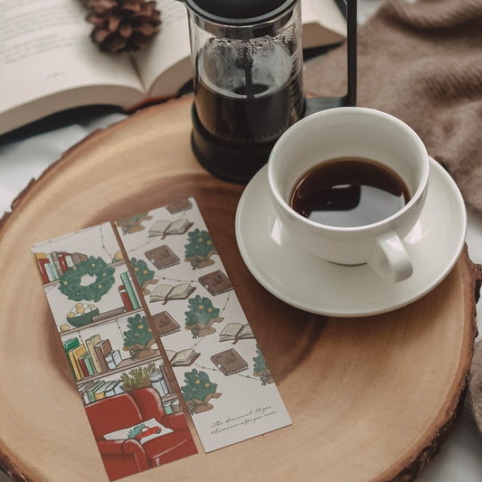 Christmas Bookshelf Bookmark