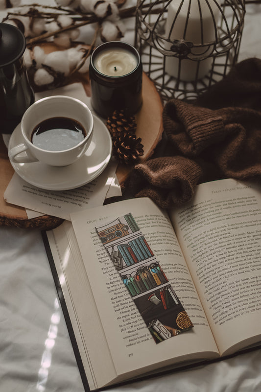 The Stranger Things Bookshelf Bookmark