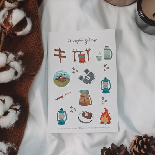 Camping Trip Sticker Sheet