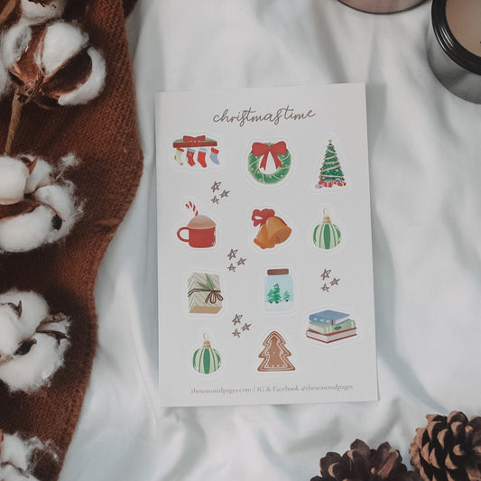 Christmas Time Sticker Sheet