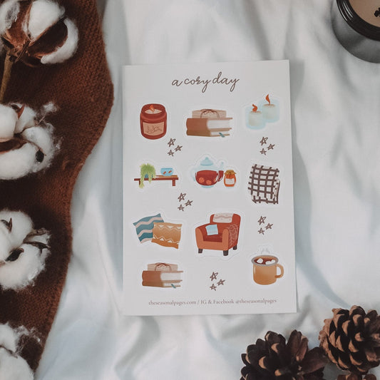 A Cozy Day Sticker Sheet