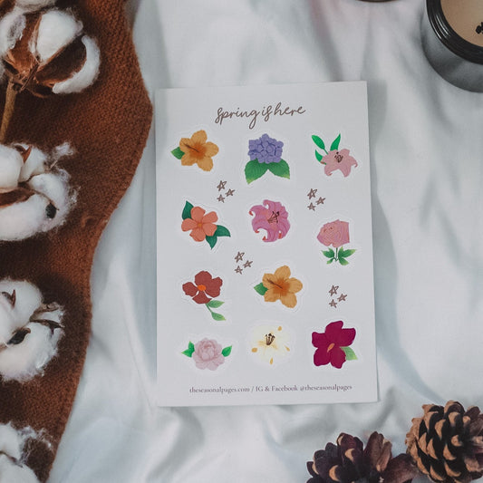 Spring Is Here Sticker Sheet