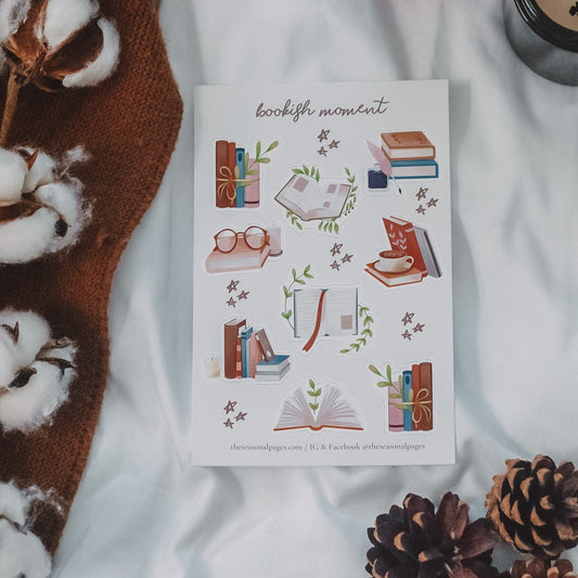 Bookish Moments Sticker Sheet