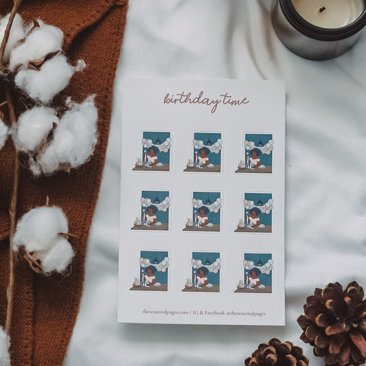 Birthday Time Sticker Sheet