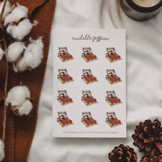 Cuddle Session Sticker Sheet