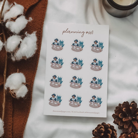 Planning #001 Sticker Sheet