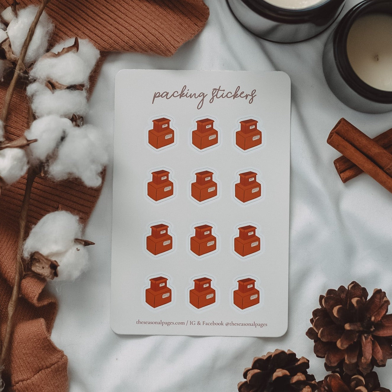Packing Sticker Sheet – The Seasonal Pages