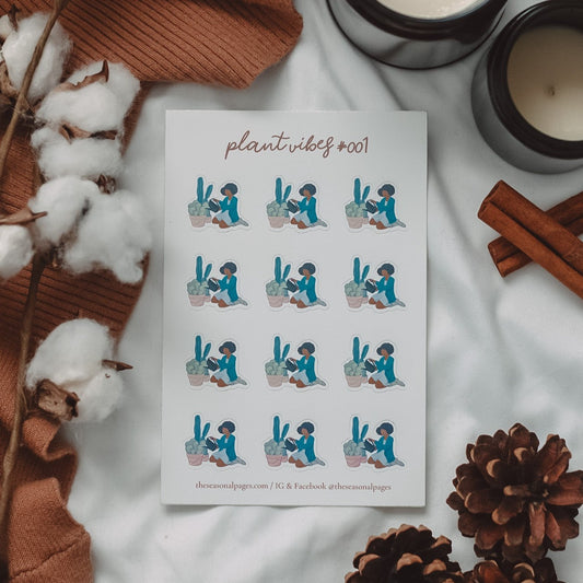 Plant Vibes Sticker Sheet