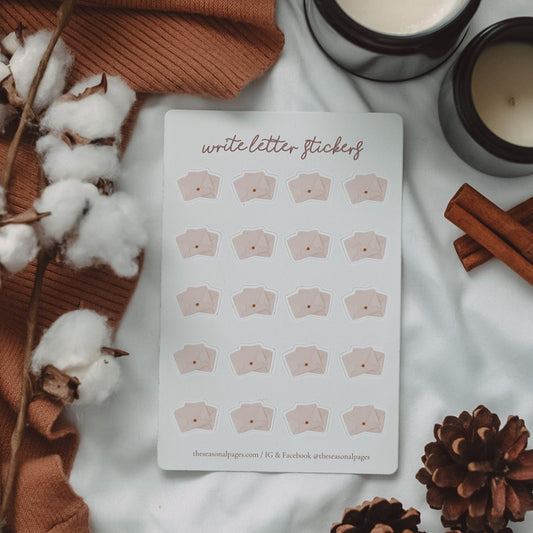 Write Letters Sticker Sheet
