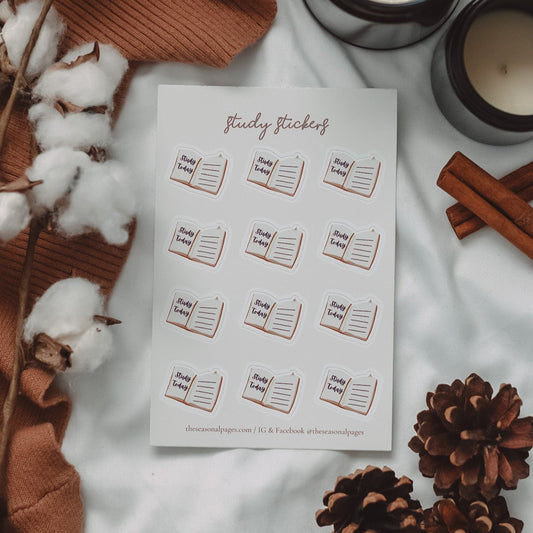 Study Sticker Sheet