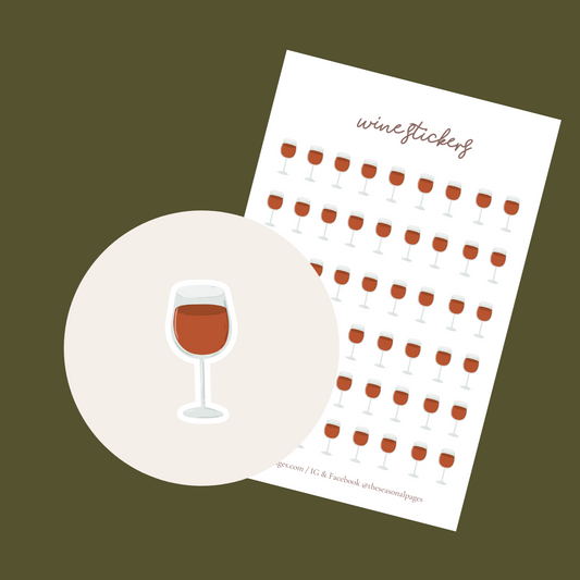 Printable Wine Stickers