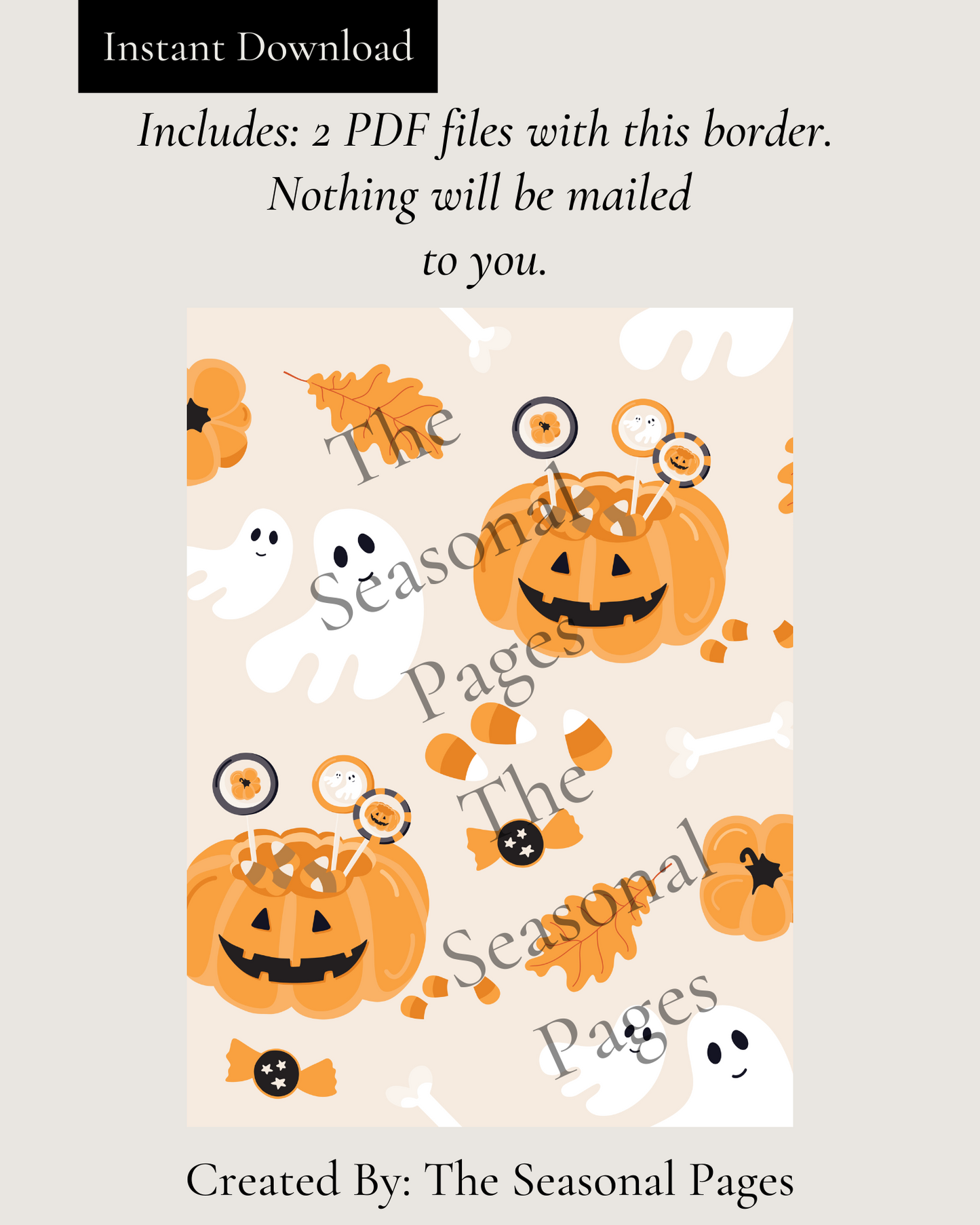 Printable Halloween 104 Stationery