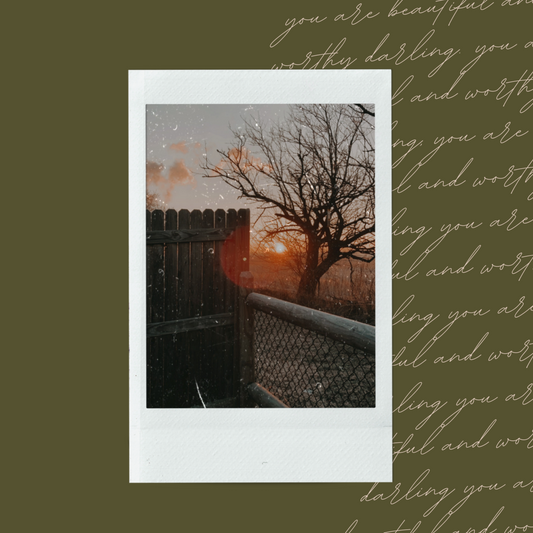 Sunrise in Oklahoma Polaroid
