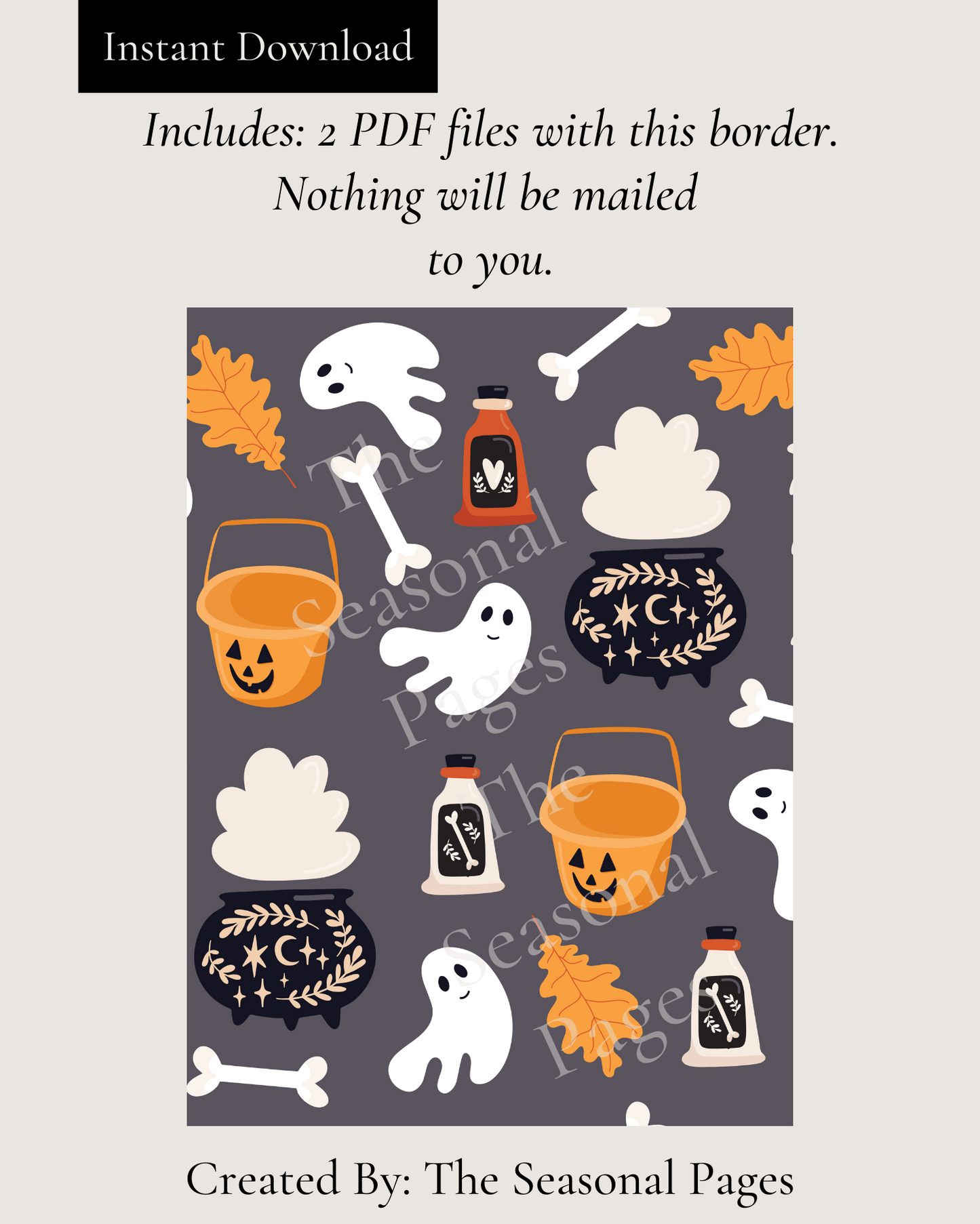 Printable Halloween 103 Stationery
