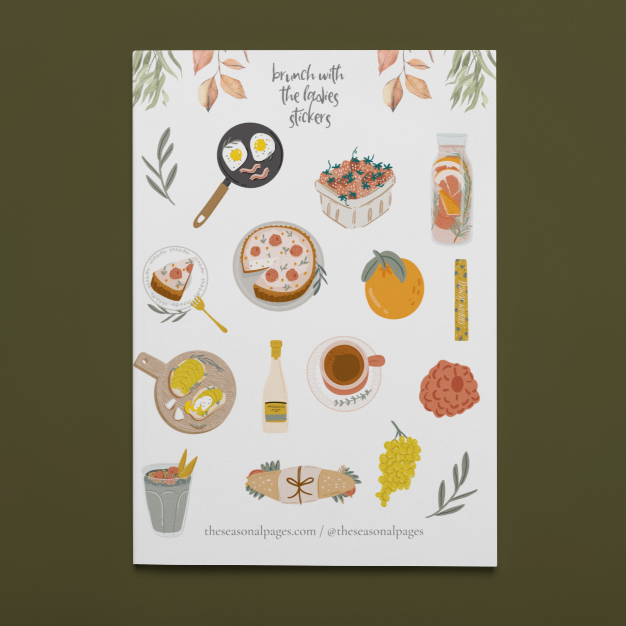 Printable Brunch With The Ladies Sticker Set