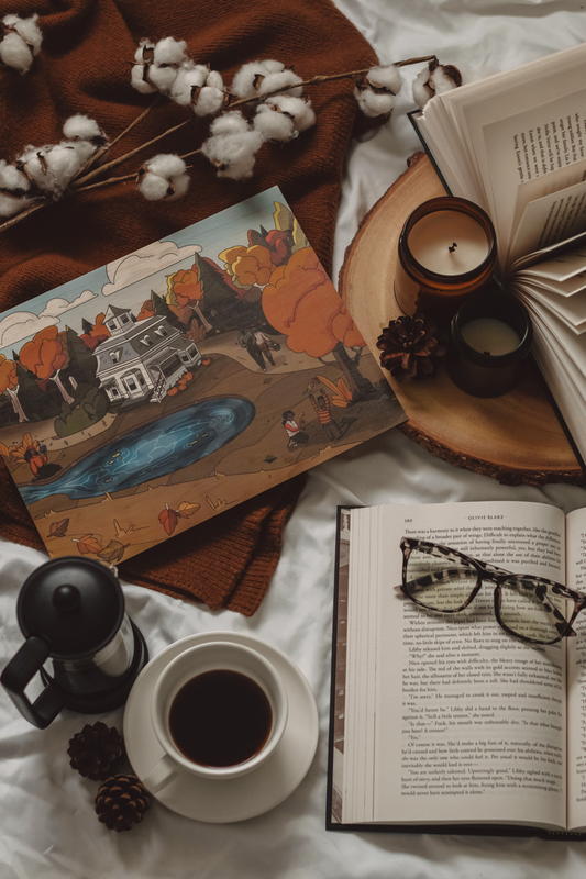 An Autumn Day Wood Print