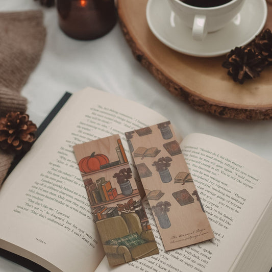 Autumn Bookshelf Woodmark