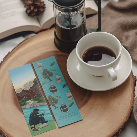 Cabin Reading Bookmark