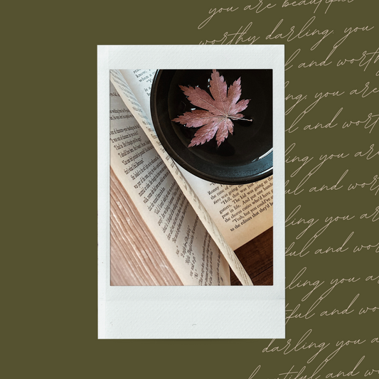 A Cup Of Fall Polaroid