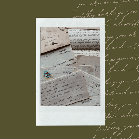 The Vintage Letter Polaroid