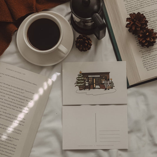 The Winter Bookshopping Postcard Pack