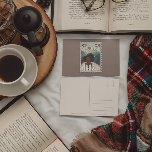 Traveling Stamp Postcard