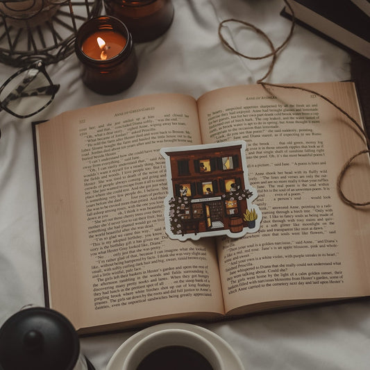 The Bookshop Vinyl Sticker