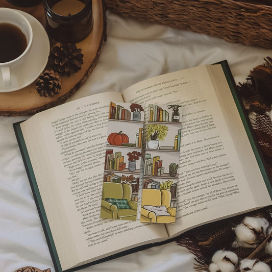 Bookshelf Bookmark Pack