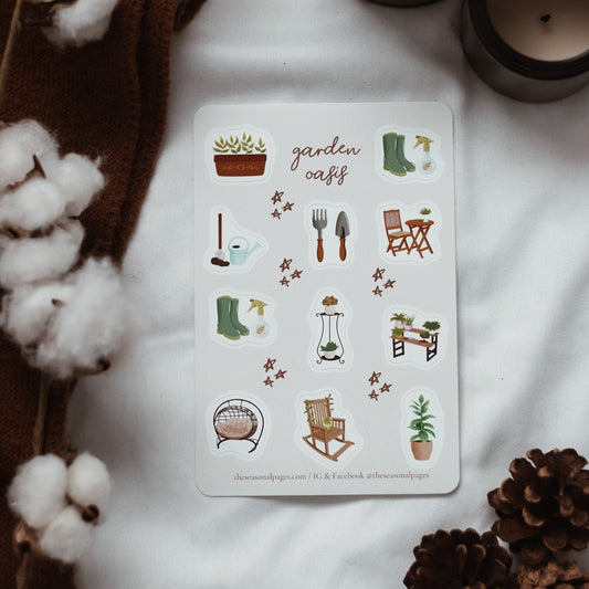 Garden Oasis Sticker Sheet