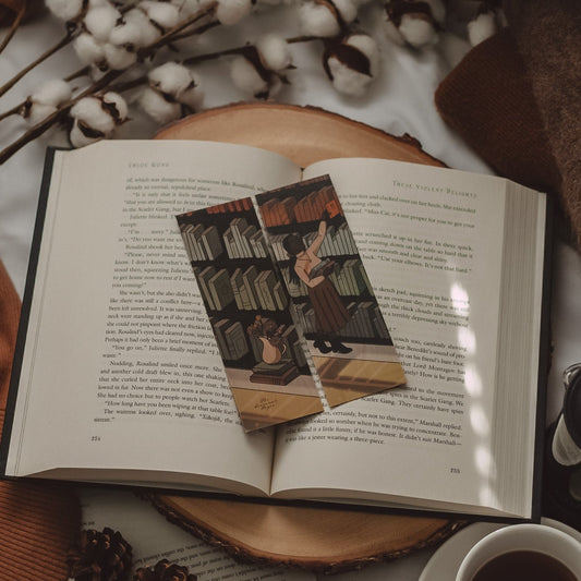 A Day in the Library Woodmark