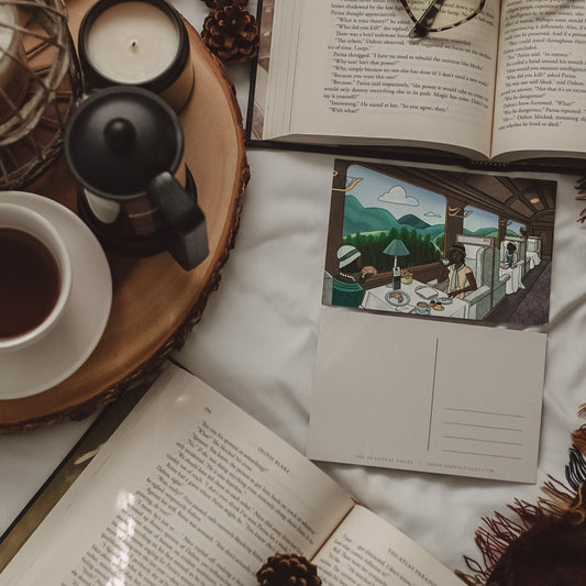 The Train Traveling Adventure Postcard Pack