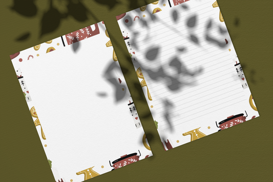 Printable Winter 102 Stationery